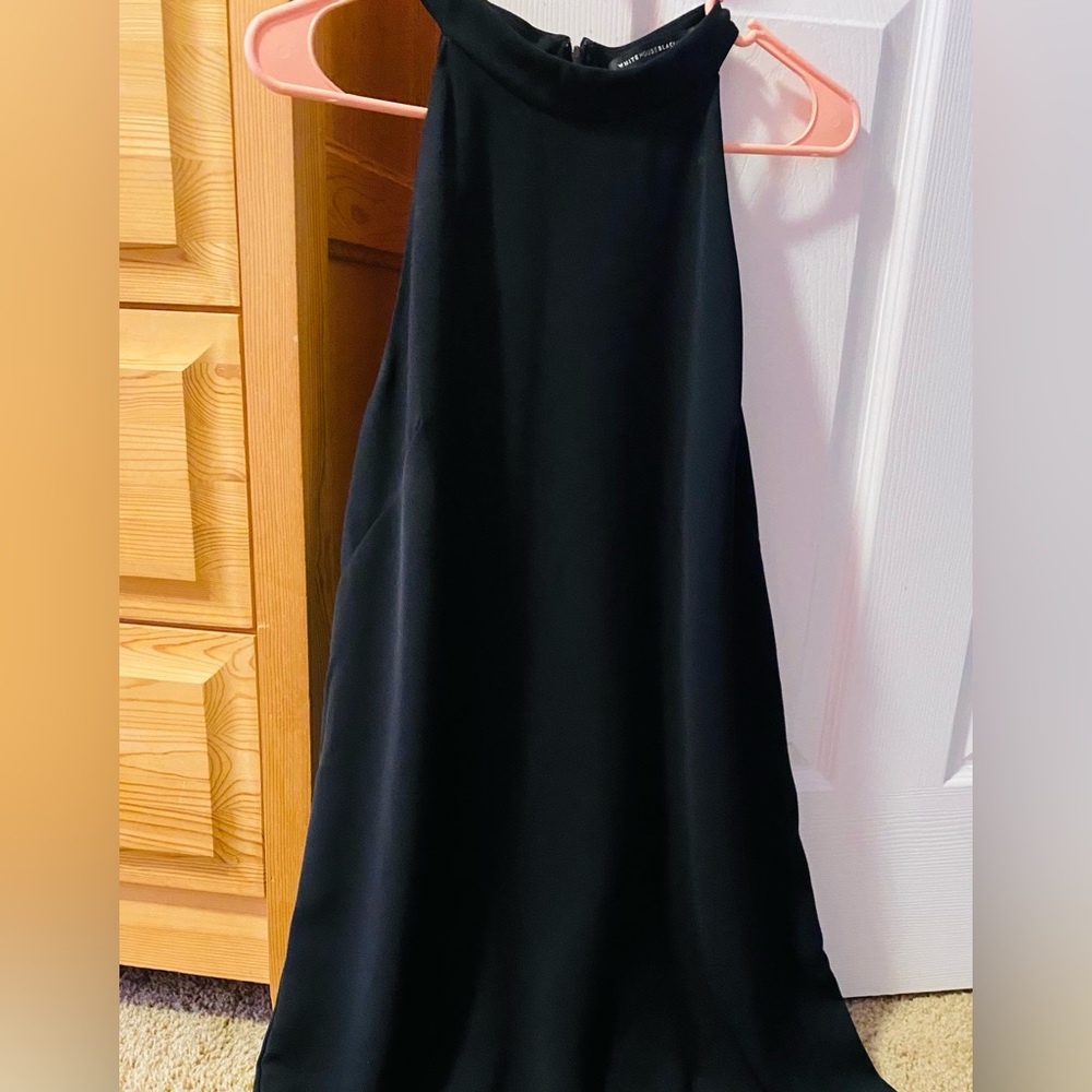 WHBM Long Black Dress Gothic